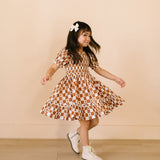 Alana Dress in Gingerbread
