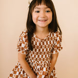 Alana Dress in Gingerbread