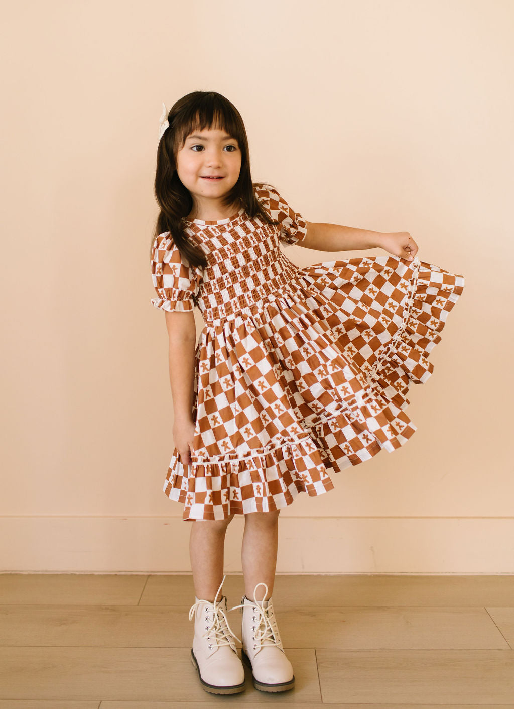 Alana Dress in Gingerbread