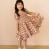 Alana Dress in Gingerbread