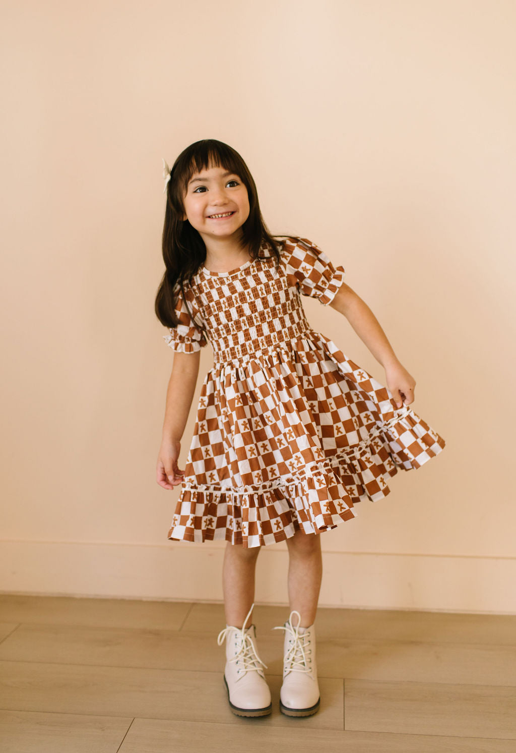 Alana Dress in Gingerbread