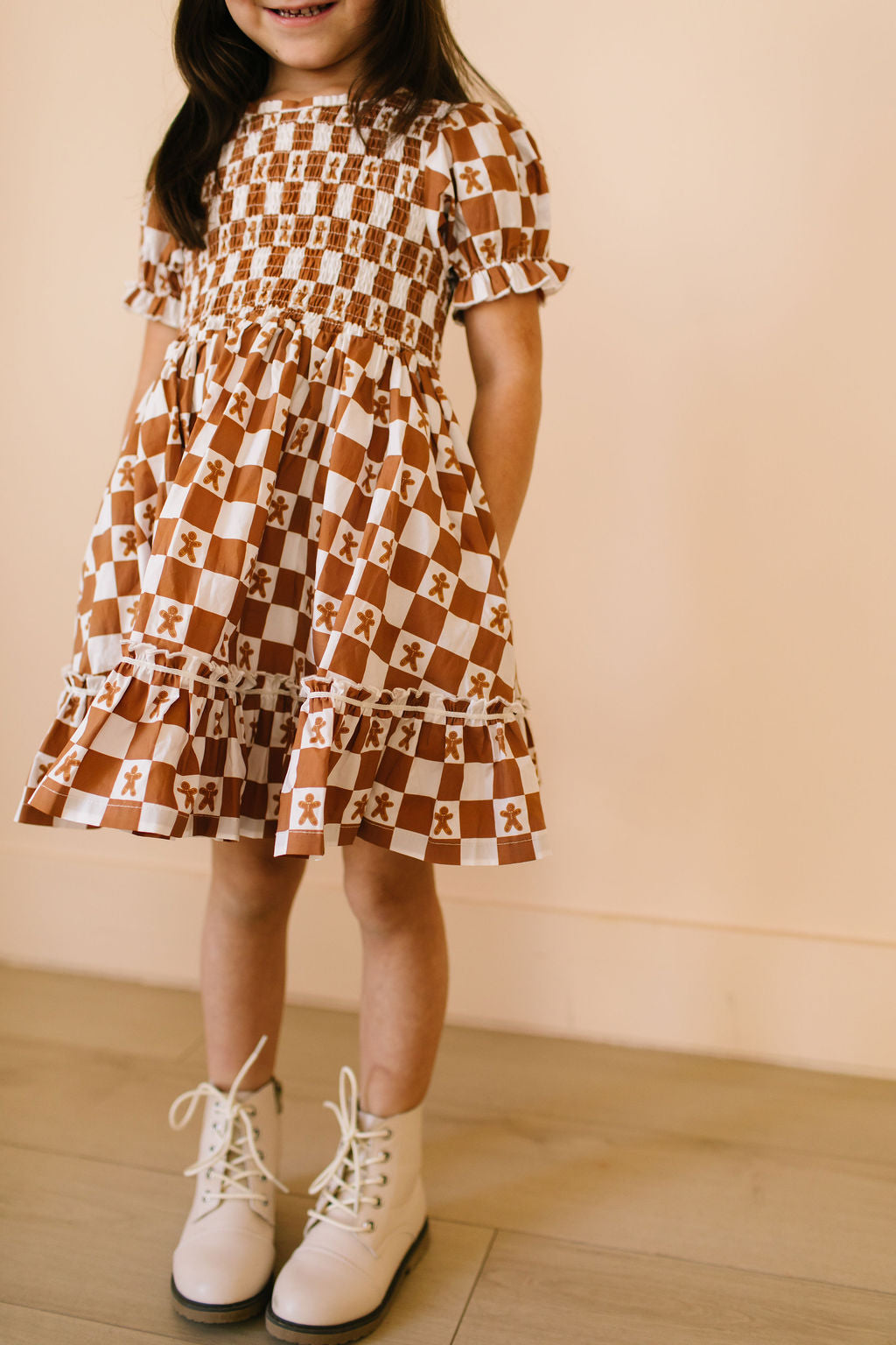 Alana Dress in Gingerbread
