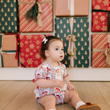 Quinn Poplin Bubble in Vintage Santa