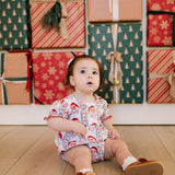 Quinn Poplin Bubble in Vintage Santa
