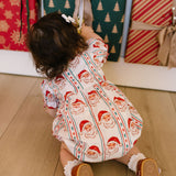 Quinn Poplin Bubble in Vintage Santa
