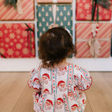 Quinn Poplin Bubble in Vintage Santa