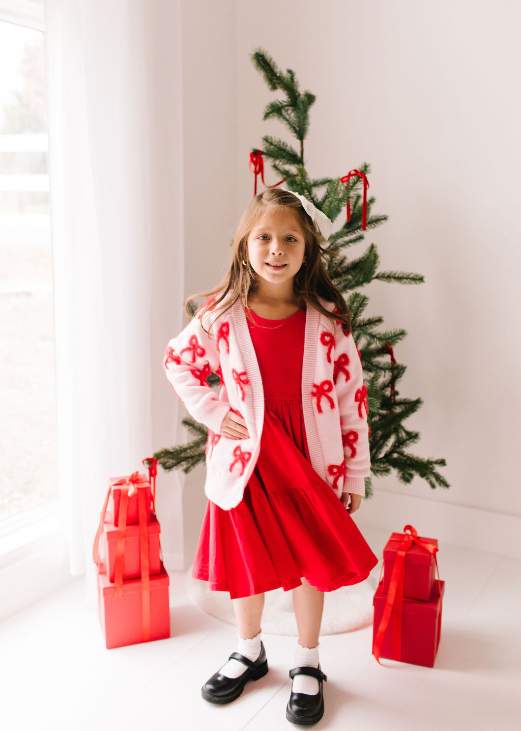 Bow Knit Cardigan | KIDS