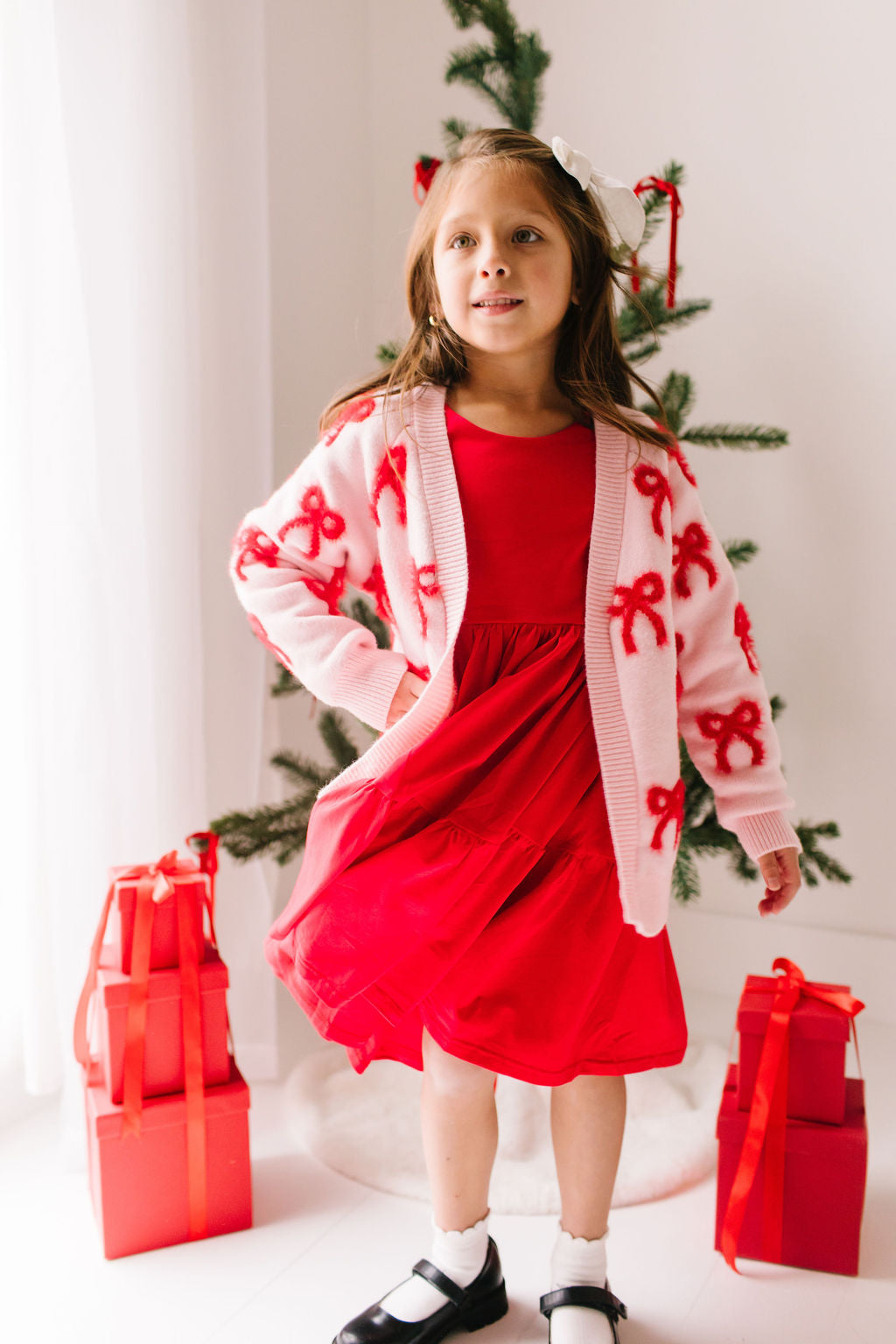 Bow Knit Cardigan | KIDS