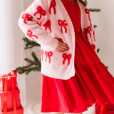 Bow Knit Cardigan | KIDS