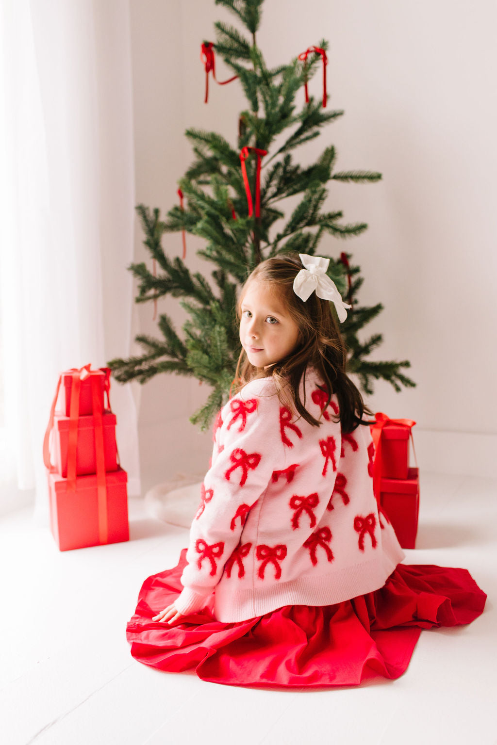 Bow Knit Cardigan | KIDS