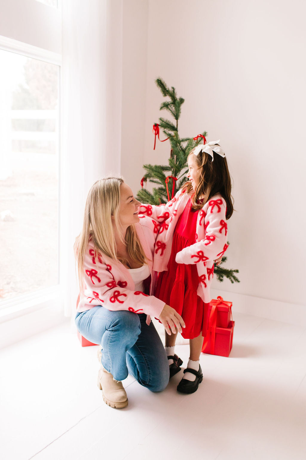 Bow Knit Cardigan | Womens