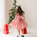 Gwendolyn Ruffle Dress in Dainty Bows