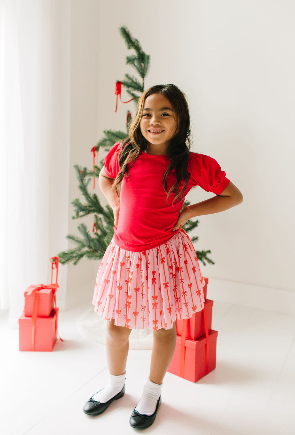 Tulle Skirt in Dainty Bows