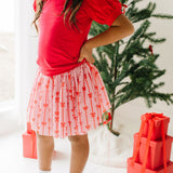 Puff Tee in Scarlet
