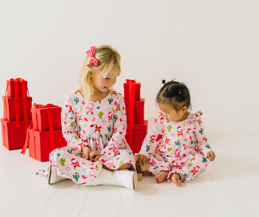 Gwendolyn Dress in Cowboy Santa