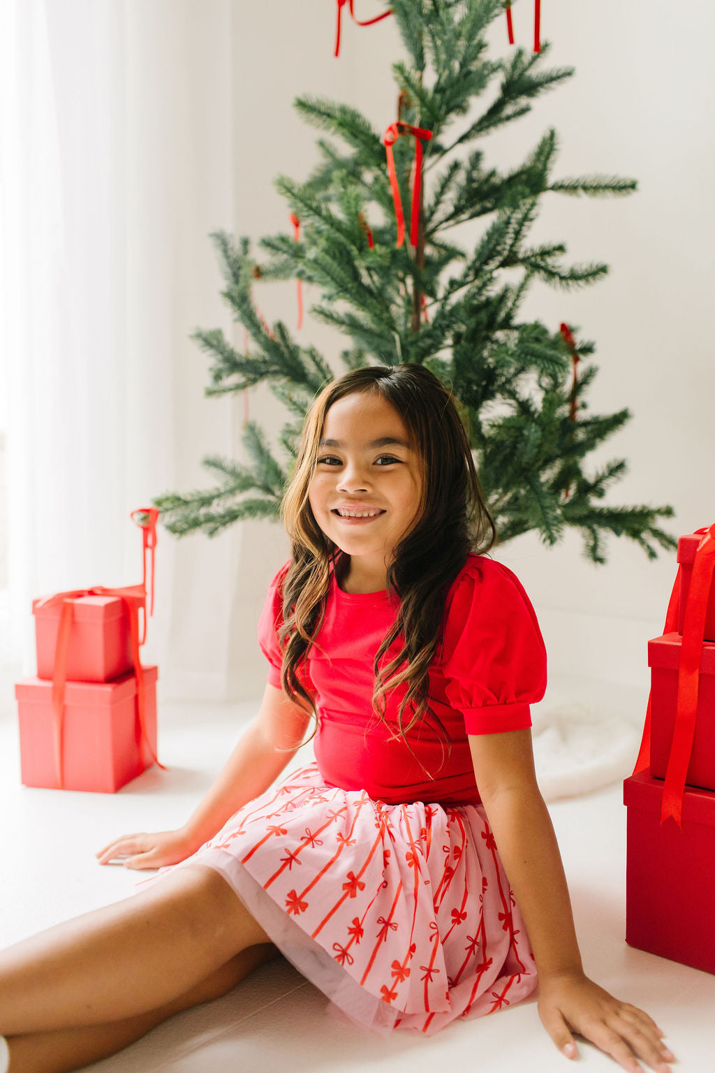 Tulle Skirt in Dainty Bows
