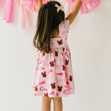 Classic Twirl Dress in Game Day