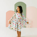 Gwendolyn Dress in Snow Cats