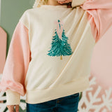 Trim The Tree Raglan Sweatshirt |  KIDS