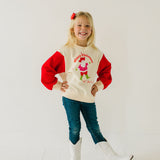 Cowboy Santa Raglan Sweatshirt