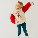 Cowboy Santa Raglan Sweatshirt