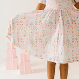 Puff Dress in Sugar Plum