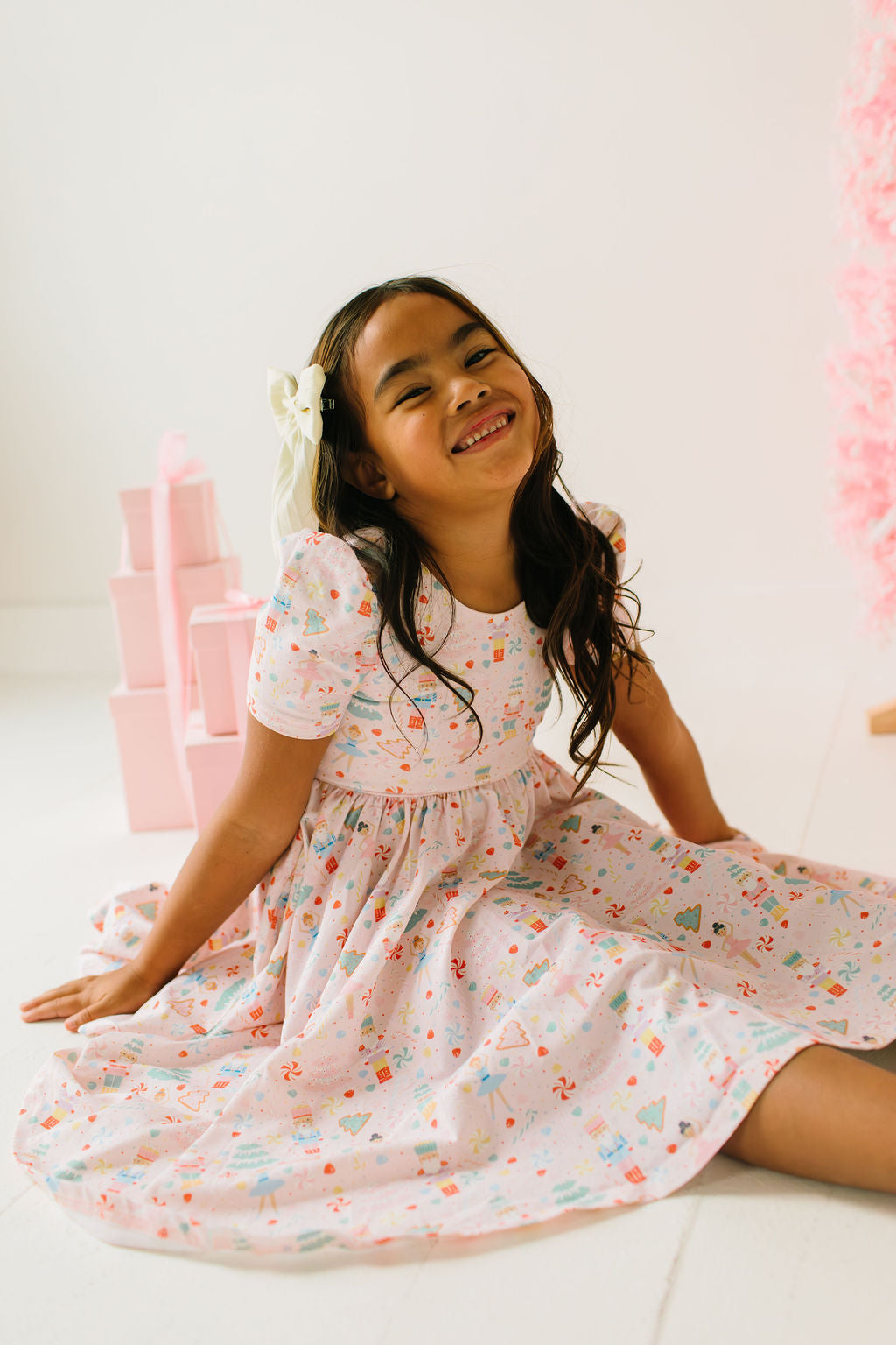 Puff Dress in Sugar Plum