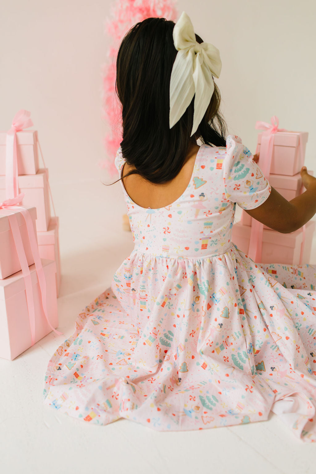 Puff Dress in Sugar Plum