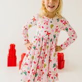 Gwendolyn Dress in Cowboy Santa
