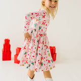 Gwendolyn Dress in Cowboy Santa
