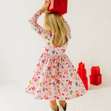 Gwendolyn Dress in Cowboy Santa