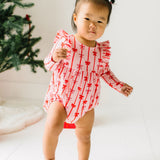 Leah Romper in Dainty Bows