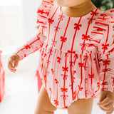 Leah Romper in Dainty Bows