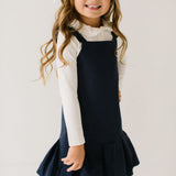 Classic Ruffled Collar Polo Long Sleeve