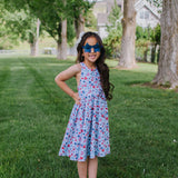 Sofia Dress in Blue Celebration