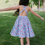 Sofia Dress in Blue Celebration