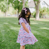 Classic Twirl Dress in Pink Celebration