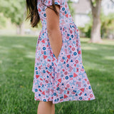 Classic Twirl Dress in Pink Celebration