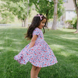 Classic Twirl Dress in Pink Celebration