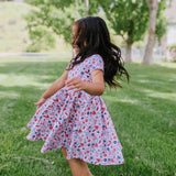 Classic Twirl Dress in Pink Celebration