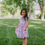 Classic Twirl Dress in Pink Celebration