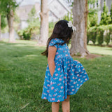 Day Dress in Blue USA