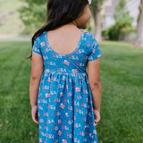 Day Dress in Blue USA