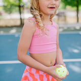 Ashlyn Athletic Set in Carnation Crinkle