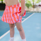 Ashlyn Athletic Skort in Carnation Crinkle