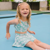 Ashlyn Athletic Set in Wildflower Grid