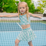 Ashlyn Athletic Set in Wildflower Grid