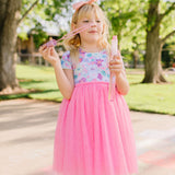 Tutu Dress in Serenity Floral