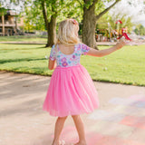 Tutu Dress in Serenity Floral