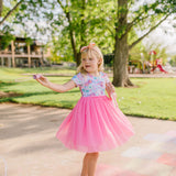 Tutu Dress in Serenity Floral